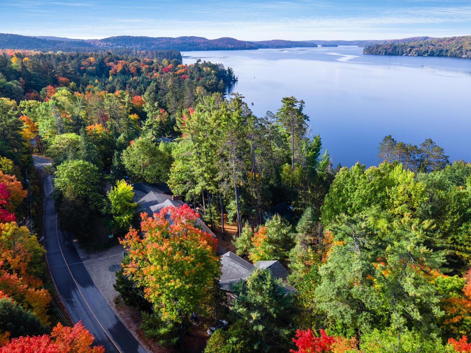 Muskoka Waterfront Retreat Villa Dwight Exterior photo