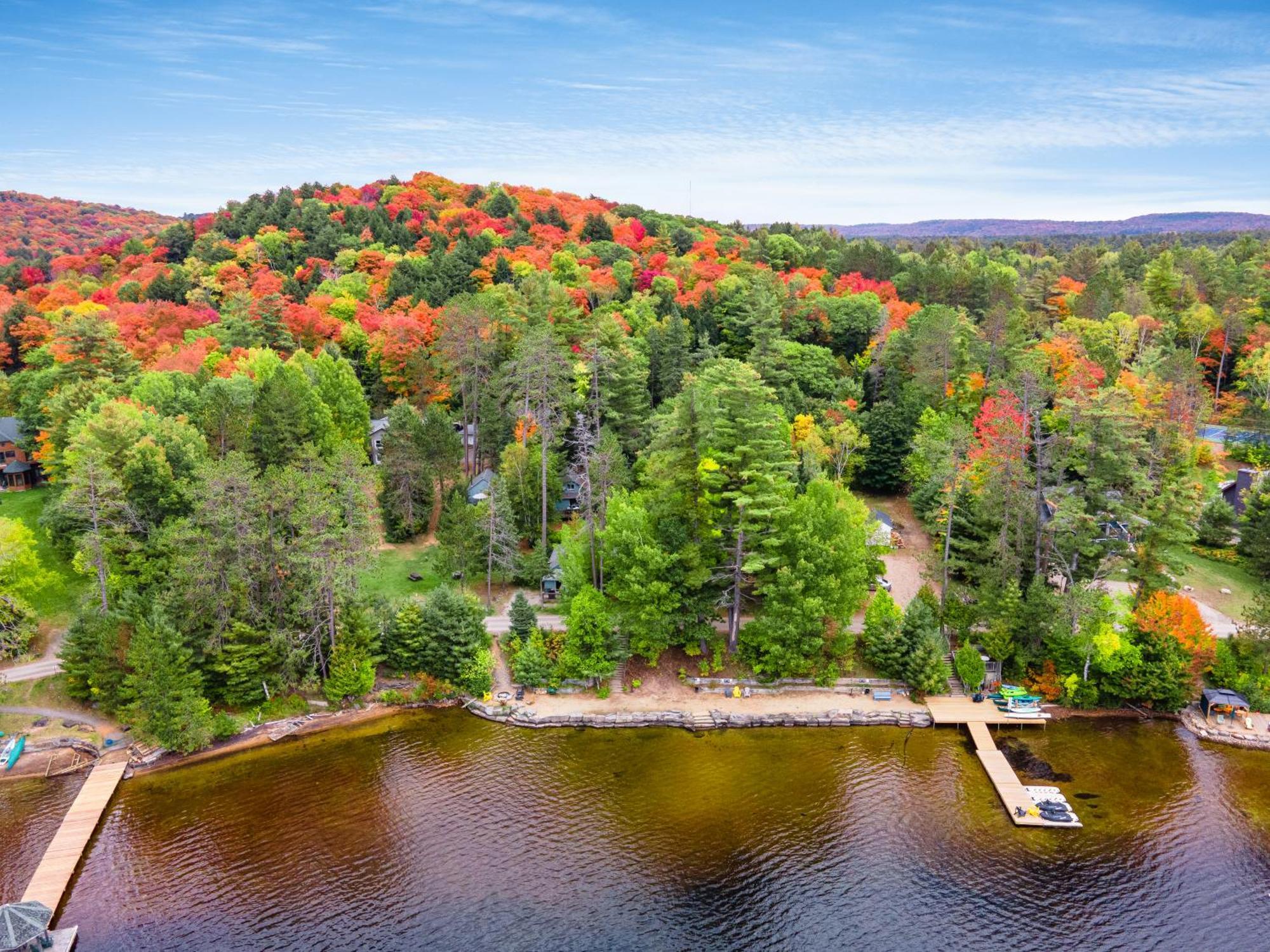 Muskoka Waterfront Retreat Villa Dwight Exterior photo